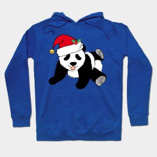 Cute Christmas Panda Bear Santa Hoodie